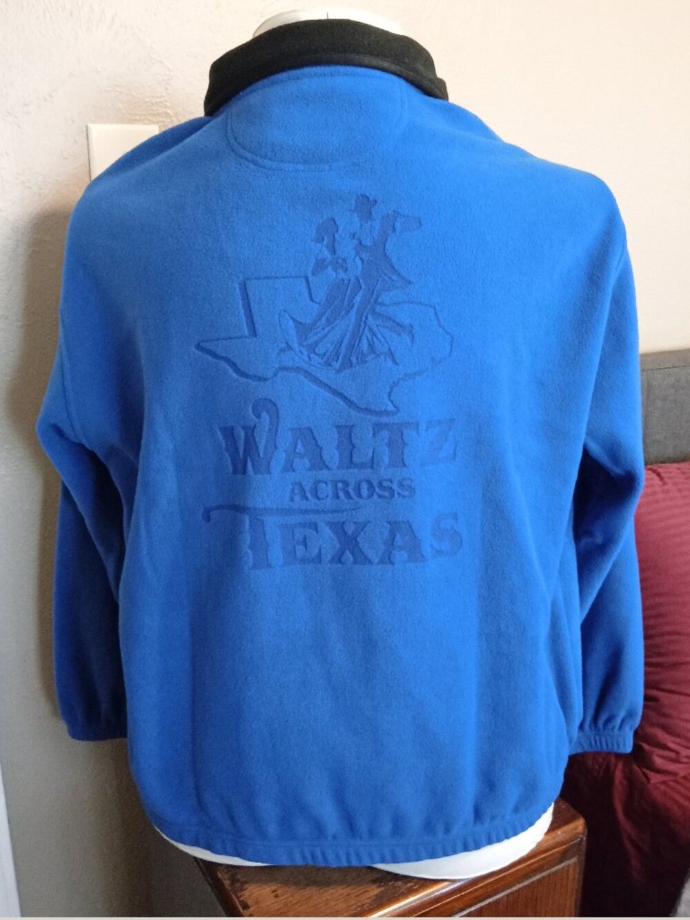 Vintage Waltz Across Texas Country Western Dance Event Embroidered Fleece Jacket